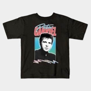 Peter Gabriel / 80s Aesthetic Fan Art Design Kids T-Shirt